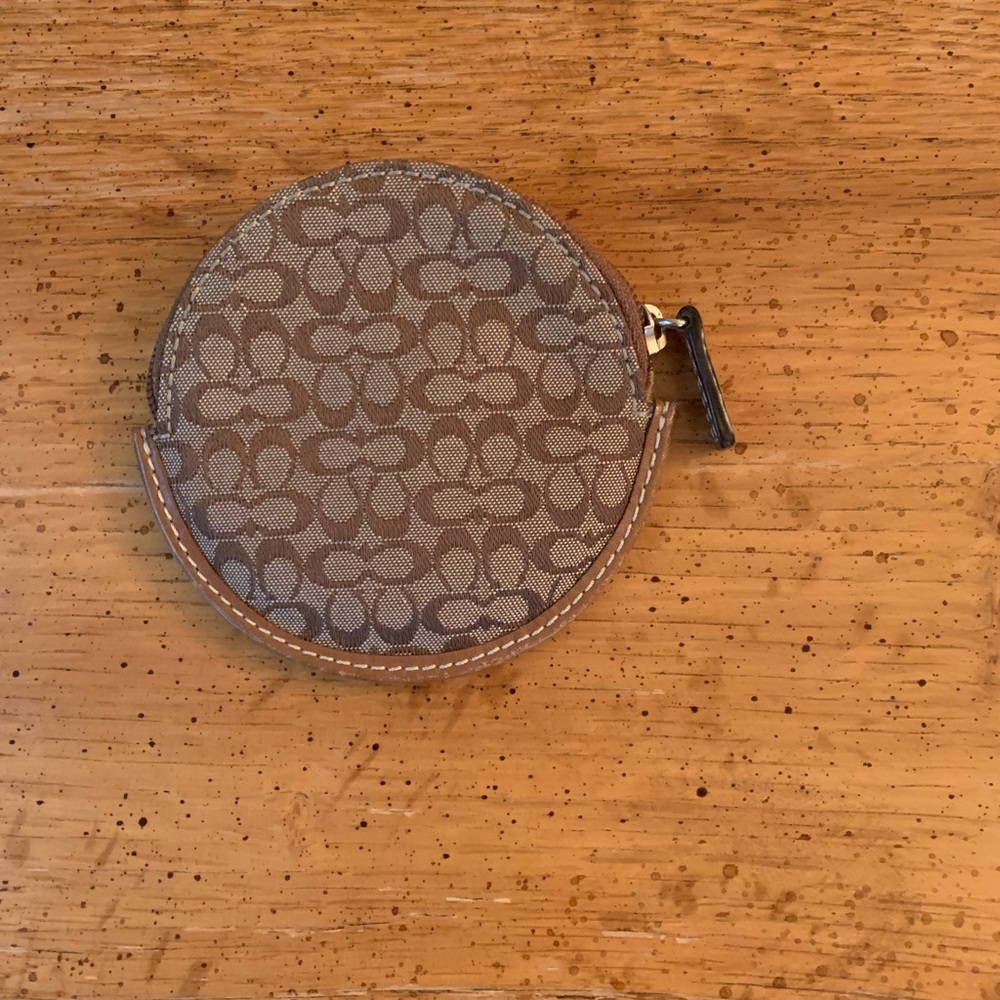 Small brown Coach wallet